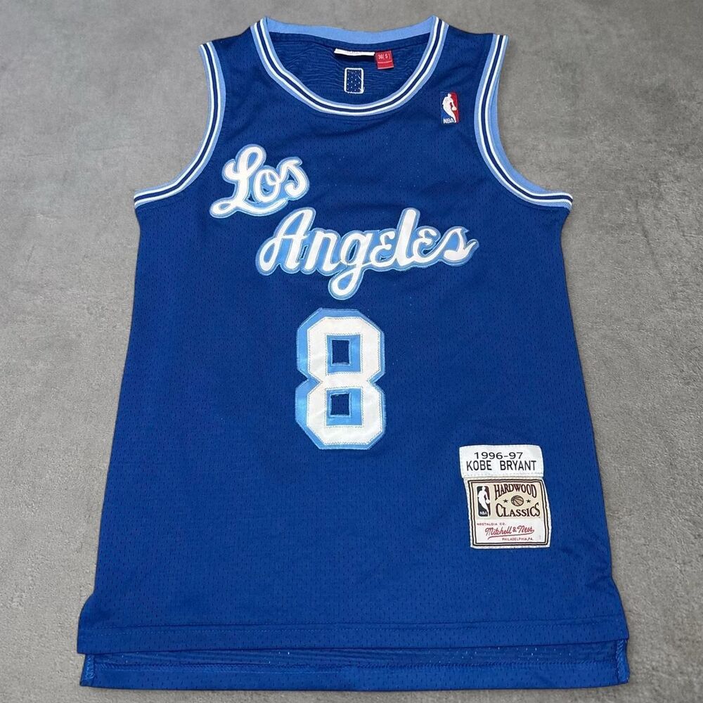 Mitchell & Ness Hardwood Classics Lakers Kobe Bryant 1996-97 Jersey Blue Men 36